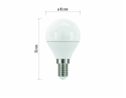 LED žárovka True Light 4,2W E14 teplá bílá