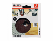 Kreator KRT250507 - 5x Brusný disk pro úhlové brusky 125 mm G120