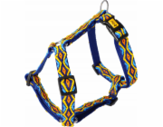 DINGO Guard Winnetou Blue Dvoupáskový postroj pro psy - Velikost S 1,6x24-45 cm