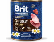 BRIT Premium by Nature Junior Turkey with liver - Mokré krmivo pro psy - 800 g