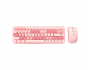 MOFII Wireless Keyboard+Mouse iBean Pro New 2.4G (Pink)