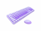 MOFII Sweet New 2.4G Wireless Keyboard + Mouse Set (Purple)