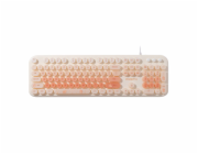 MOFII wired keyboard with backlight Love Me (Beige)