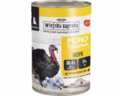 WIEJSKA ZAGRODA Štěňata Monoprotein Turkey - mokré krmivo pro psy - 400g