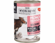 WIEJSKA ZAGRODA Monoprotein Beef - mokré krmivo pro kočky - 400g