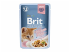 BRIT Premium Kitten Chicken fillets - mokré krmivo pro ko...