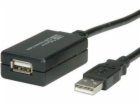 Kabel USB Value USB-A – 12 m černý (12.99.1110)