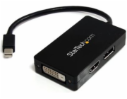 StarTech DisplayPort Mini AV adaptér - HDMI - D-Sub (VGA) - DVI-D černý (MDP2DPDVHD)