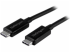 StarTech USB-C - USB-C USB kabel 1 m černý (TBLT3MM1M)