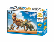 PUZZLE - T - rex versus Triceratops 500 dílků