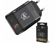 ExtraLink  Smart Life 45W nabíječka, USB-C + USB-A