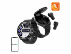 BlitzWolf BW-HW1 smartwatch + TWS headphones (black)