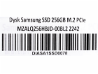 Samsung SSD 256GB M.2 PCIe MZALQ256HBJD-00BL2 2242 Po tes...