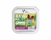 RAW PALEO Pate Mini Adult Lamb - vlhké krmivo pro psy - 150 g