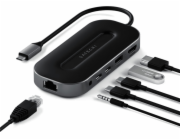 Satechi USB HUB ADAPTÉR USB-C HUB SATECHI TYPE-C SATECHI USB-4 MULTIPORT W 2.5G ETHERNET (1XHDMI2.1, 1XUSB-A, 2X USB-C, AUDIO 3.5MM, ETHERNET (SPAR GRY)