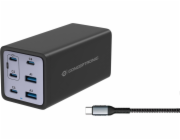 Conceptronická nabíječka CONCEPTRONIC Ladegerät 6Port 200W, 4xUSB-C,2xUSB-A +3-v-1 sw