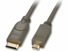 Lindy HDMI Micro - HDMI Mini kabel 1,5 m šedý (41342)