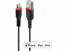 Lindy KABEL USB-A TO LIGHTNING 1M/REINFORCED 31291 USB ka...