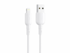 Kabel USB na Lightning VFAN Colorful X11, 3A, 1m (bílý)