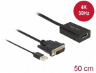 Adapterkabel, DVI + USB-A Stecker > DisplayPort Buchse