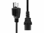 ProXtend napájecí kabel US to C13 2M Black