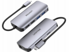 UNITEK ACTIVE HUB USB-C 2X HDMI 4K, RJ45, PD 100W