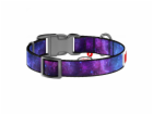 Waudog "NASA21" nylon dog collar with QR code, size M, wi...