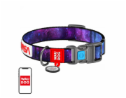 Waudog nylon dog collar with QR code "NASA21", size XL