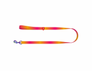 WAUDOG gradient nylon dog leash, 20mm wide, 122cm long, orange