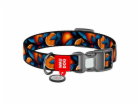 Waudog "Oranges" nylon dog collar with QR code, size M