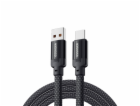 USB to USB-C cable, Essager, EXCT-YS01-P, 100W, 1m (black)