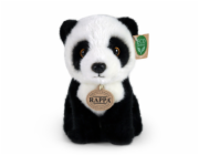 Rappa Plyšová panda sedící 18 cm ECO-FRIENDLY