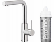 Kuchyňská baterie KFA DUERO PURE BASIC KUCHYŇSKÁ ZAŘÍZENÍ S FUNKCÍ FILTRACE VODY + SADA FILTRŮ PROFINE SILVER S, INOX