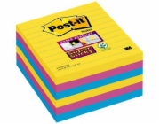 Post-it Pad SUPER STICKY 675-SS6RIO-EU s podšívkou, paleta RIO DE JANEIRO, 101x101mm, 6x90 listů (3M0258)