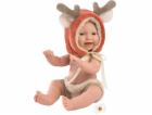 Llorens  63202 Mini Baby Reindeer vinylová panenka 30 cm