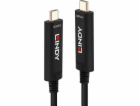 Lindy kabel Lindy Fiber Optic Hybrid USB-C 15m Black