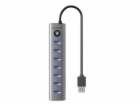 Orico CL7U USB-C to 7x USB 3.0 Hub Adapter (gray)