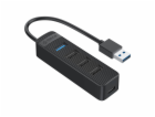 Orico USB to USB 3.0 + 3x USB 2.0 Hub Adapter (black)