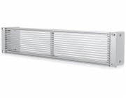 Ubiquiti Rack Mount Panel Vented 2U - Panel do rozvaděče 19" s ventilační mřížkou, stříbrný, 2U