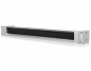 Ubiquiti Rack Mount Panel Brush 1U - Panel do rozvaděče 19", průchozí s kartáčem, stříbrno-černý, 1U