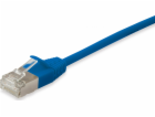 Equip Patchkabel Cat6A S/FTP 2xRJ45 0,50m modrý (SSTP) Slim