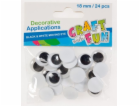 Dekorace Craft with Fun Eyes 18mm 24ks. (290507)