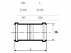 Vnitřní kanalizační dvojspojka Ultra dB, O 110 mm