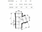 T-kus vnitřní kanalizační HTplus, O50/50 mm, 87°, bílý