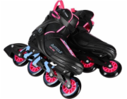 Nils Extreme NA22151 kolečkové brusle ARMOR SKATES BLACK RŮŽOVÝ VEL. 39 NILS EXTREME