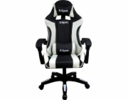 R-Sport Chair K3 R-Sport herní židle BÍLÁ A ČERNÁ pro hráče + masér