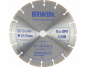 Irwin DIAMANTOVÝ DISK IRWIN 230 mm x 22,23 mm / SEGMENTOVANÝ na beton, cihly, žulu a mramor