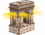 Mr.Playwood Dřevěné 3D puzzle s LED - Arc de Triomphe