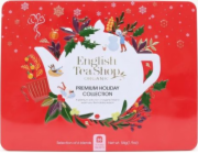 English Tea Sho Sada čajů Premium Holiday Collection v ozdobné červené BIO dóze, 44g