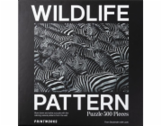 Printworks Puzzle 500 Wildlife Pattern Zebra